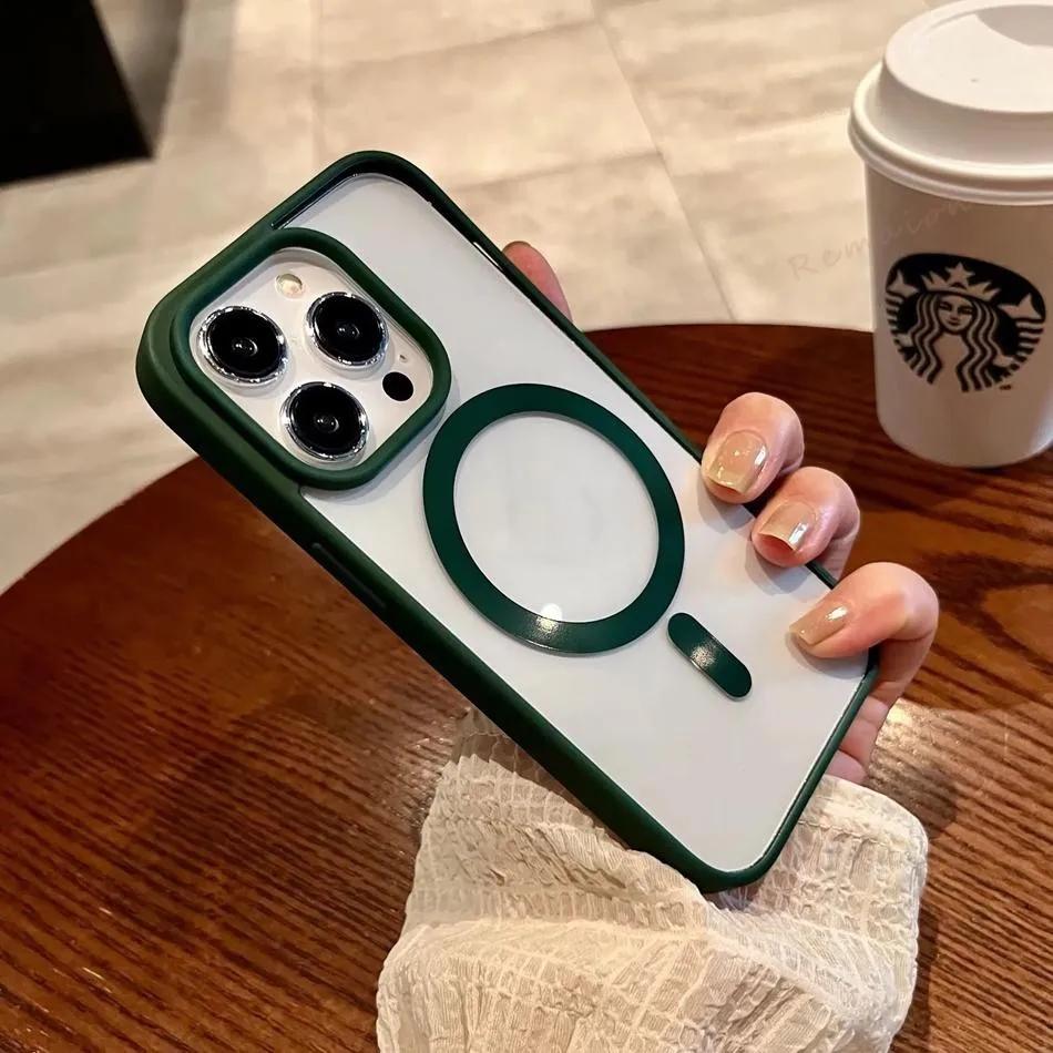 Desert Gold 16 pro max Case Magnetic for For Iphone X XR XS 13 11 1 12 14 16 Pro Max Plus Case Silicone Wireless Charge Clear Cover