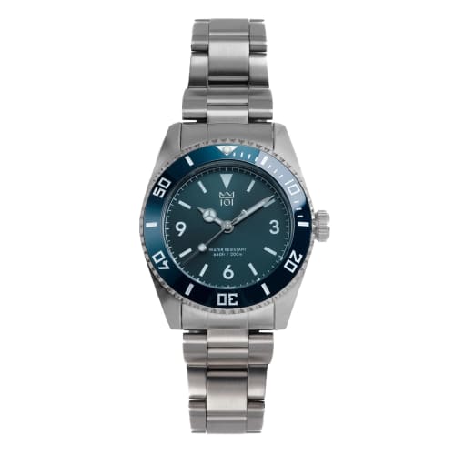 NEW model HYAKUICHI 101 38mm 20 ATM water resistant sweep seconds diver's watch ceramic bezel non-date wristwatch deep aqua men's women's unisex