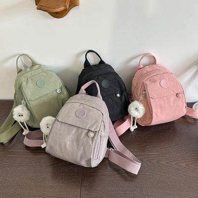 Korean Version of Ins Mini Backpack Simple Commuter Shopping Backpack Casual and Versatile Lightweight Small Bag