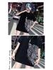 2024 Pure Cotton Women's Rhinestone Top - Mid-Length European Edition