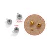 10pcs Stainless Steel Positioning Stopper Spacers Crimp End Beads For Zircon Making DIY Crimp Snap Bracelet End Clip Clasps