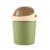Mini-Mülleimer für den Schreibtisch, niedlicher Abfalleimer für Studentenwohnheime, Büros, mit Deckel, Mülleimer für Wohnzimmer, Papierkorb