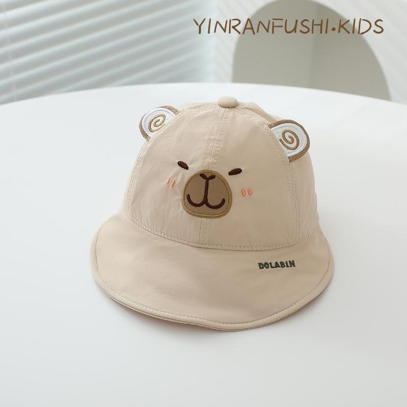 Baby Hat Baby Age Spring and Autumn Fisherman Hat Boy and Girl Baby Summer Outdoor Sunbath Hat