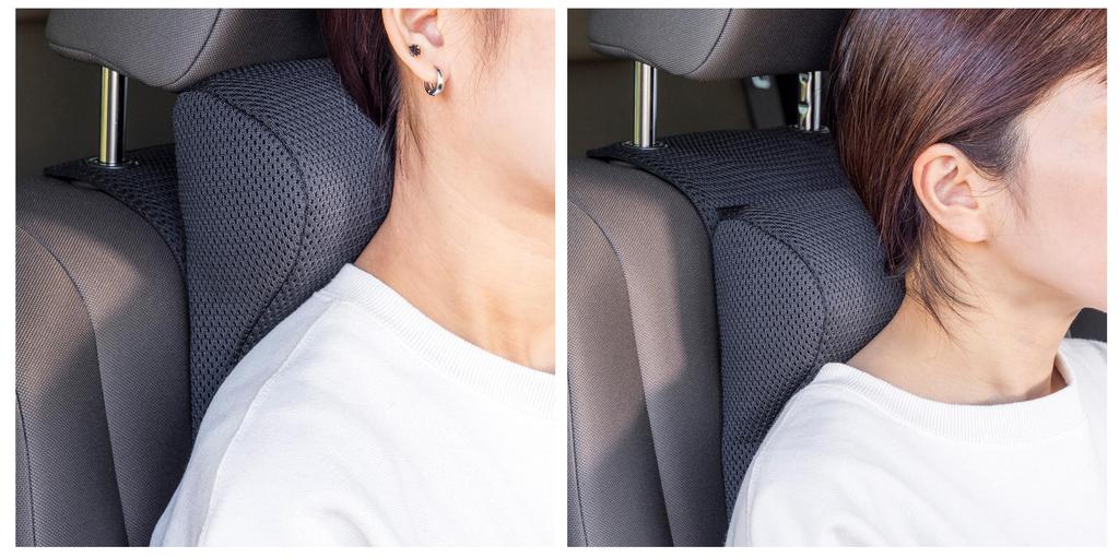 CLINGAIR C-CPN Car Neck Cushion, Adjustable Height, Breathable Neck Support, Cervical Support Pillow