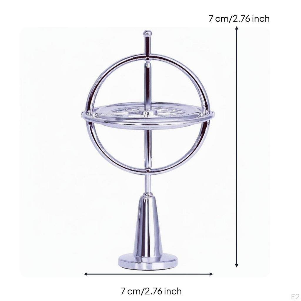 Metal Rotational Balance Toy Prolonged Rotation Weightless Effect Educational Gift