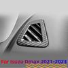 2Pcs Dashboard Air Vent Cover for ISUZU DMAX D-MAX 2026 2026 2026 AC Outlet Trim Carbon Fiber Sticker Interior Accessories