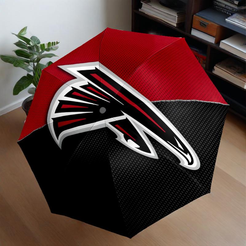 Falcons Logo Umbrella 8-Frame for Travel, Camping, Casual Lightweight Portable Umbrella, Essential for Every Family Holidays Gift