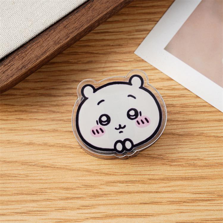 Kawaii Cartoon Acrylic Clips: Cute Anime Sticky Note & Decoration Sealing Clips (Set of 8)
