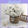 Artificial Silk Chrysanthemum Bouquet For Wedding Decor Home Office Styling