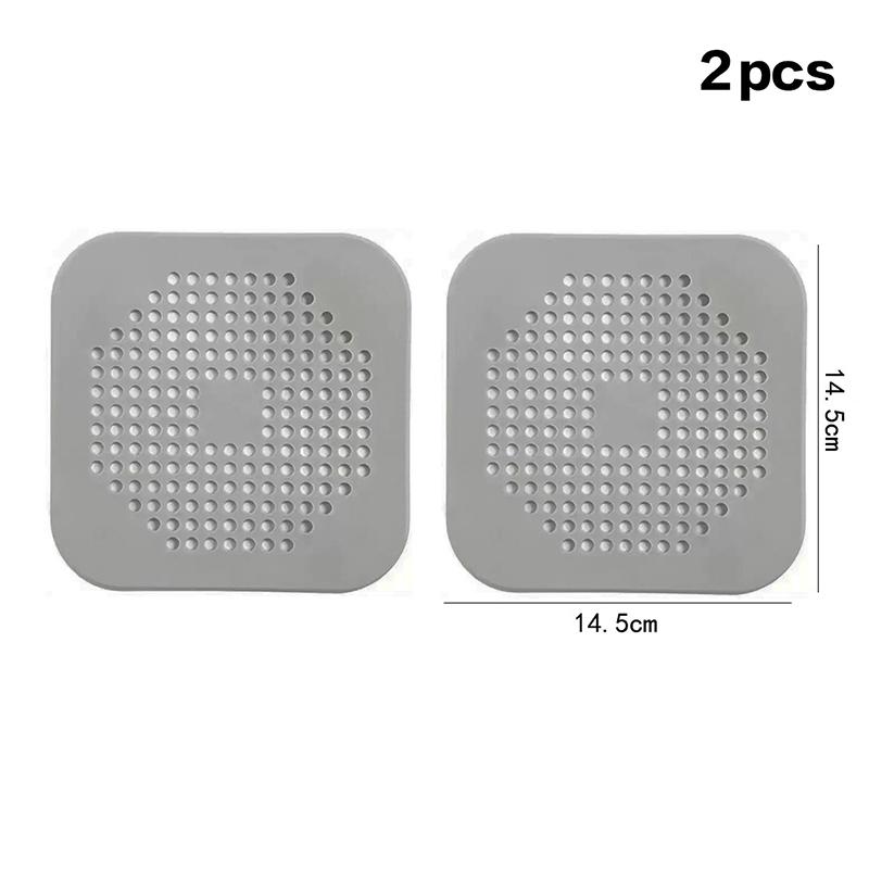 Square Silicone Absorbent Drain For Drains, Kitchens, Bathrooms And Showers To Prevent Sinks From Clogging The Drain