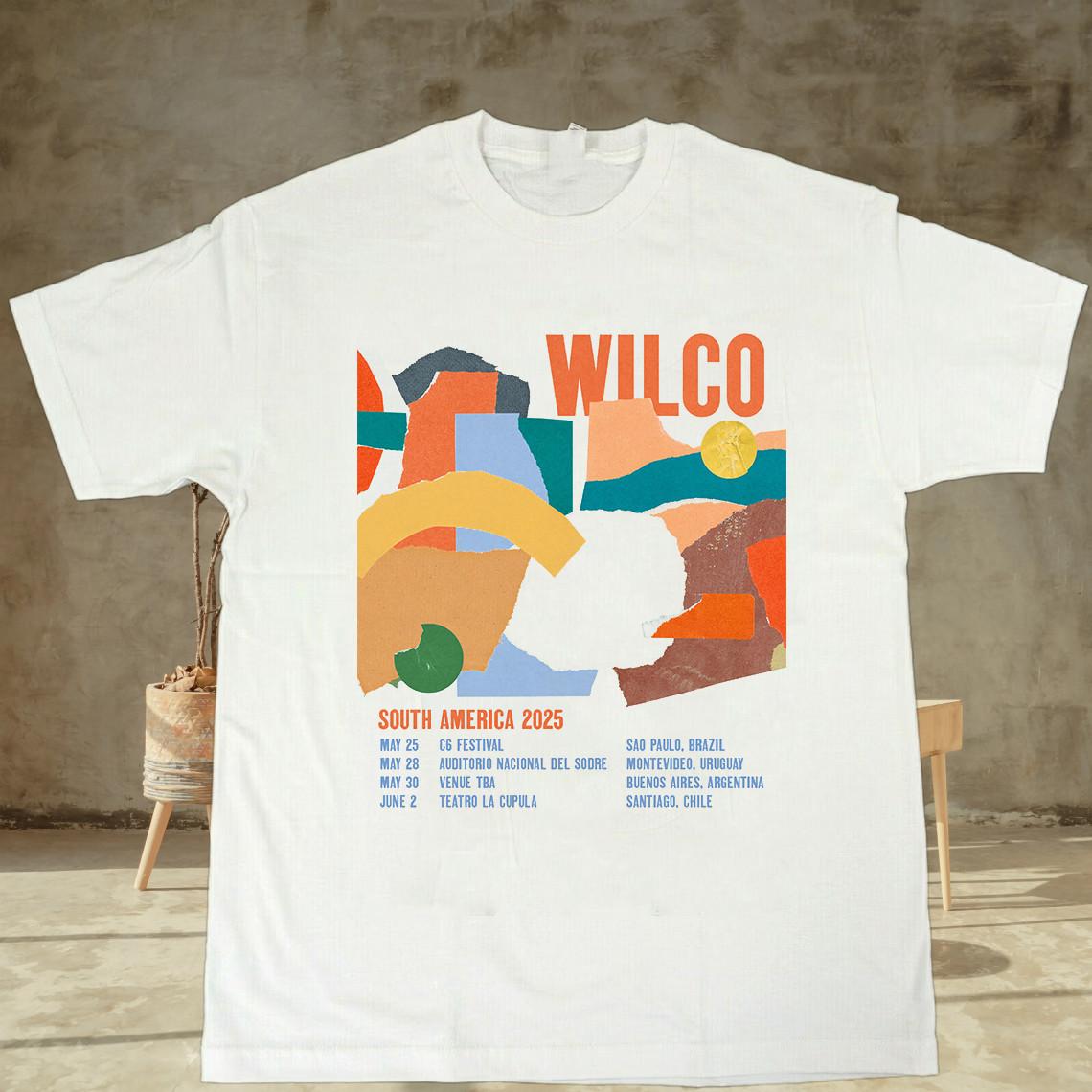 WILCO BAND SOUTH AMERICA TOUR T Shirt Full Size S-5XL XXL