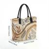  Boho Botanical Tote Bag Aesthetic Casual Canvas Shoulder Bag for Daily Use