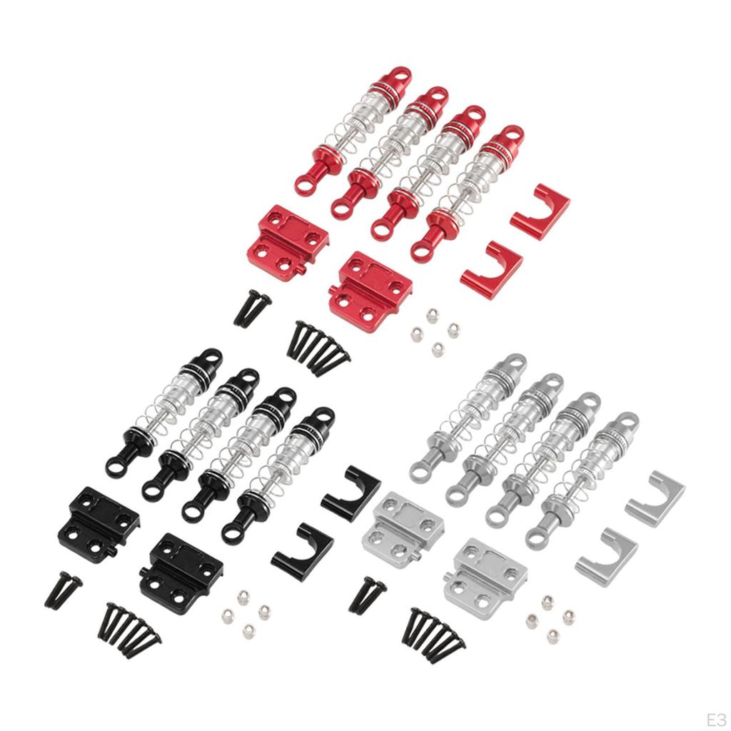 1/12 RC Car Shock Absorber Damper Kit Easy Installation Lightweight Remote Control Model Parts