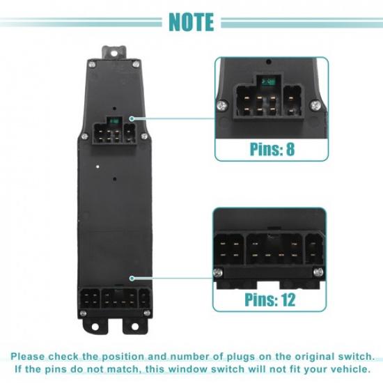 Pack (1) Power Window Switch Window Control Switch Fit For Dodge Dakota Durango