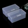 1Pc Transparent Plastic Toys Organizer Jewelry Storage Boxes Rectangle With Cover Multipurpose Storage Box