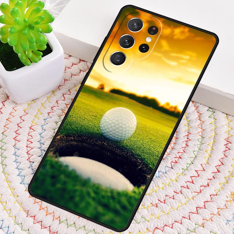 A golf ball sport Phone Case for Samsung Galaxy note 10 pro S26 Ultra S23 S24 FE S25 S21 S22 PLUS shockproof Cove