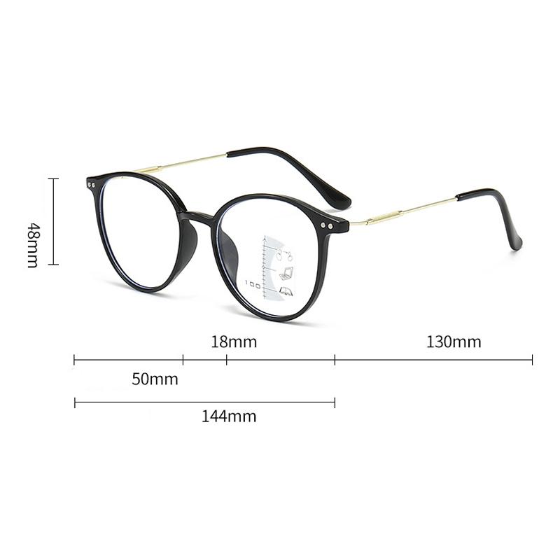 Progressive Multifocus Reading Glasses High Definition Photochromic Presbyopia Eyewear Anti-Blue Light Far Sight Glasses