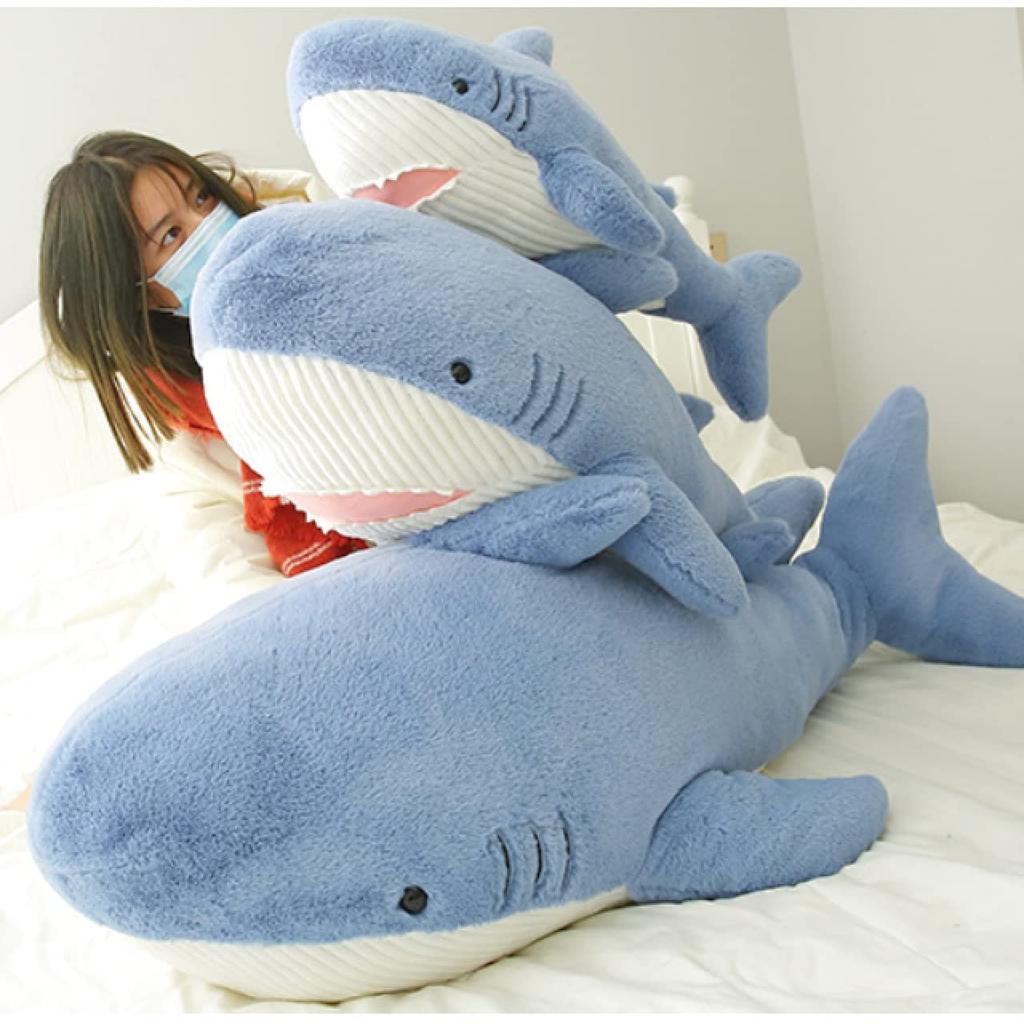 Stylish Soda Shark Plush Body Pillow, My Shark (60cm)