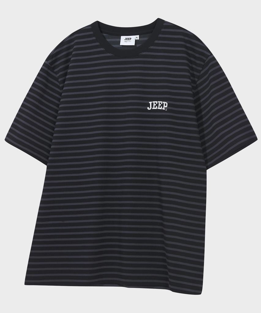 JEEP Jeep Striped Short Sleeve T-Shirt (Jr5Tsu122Dg)