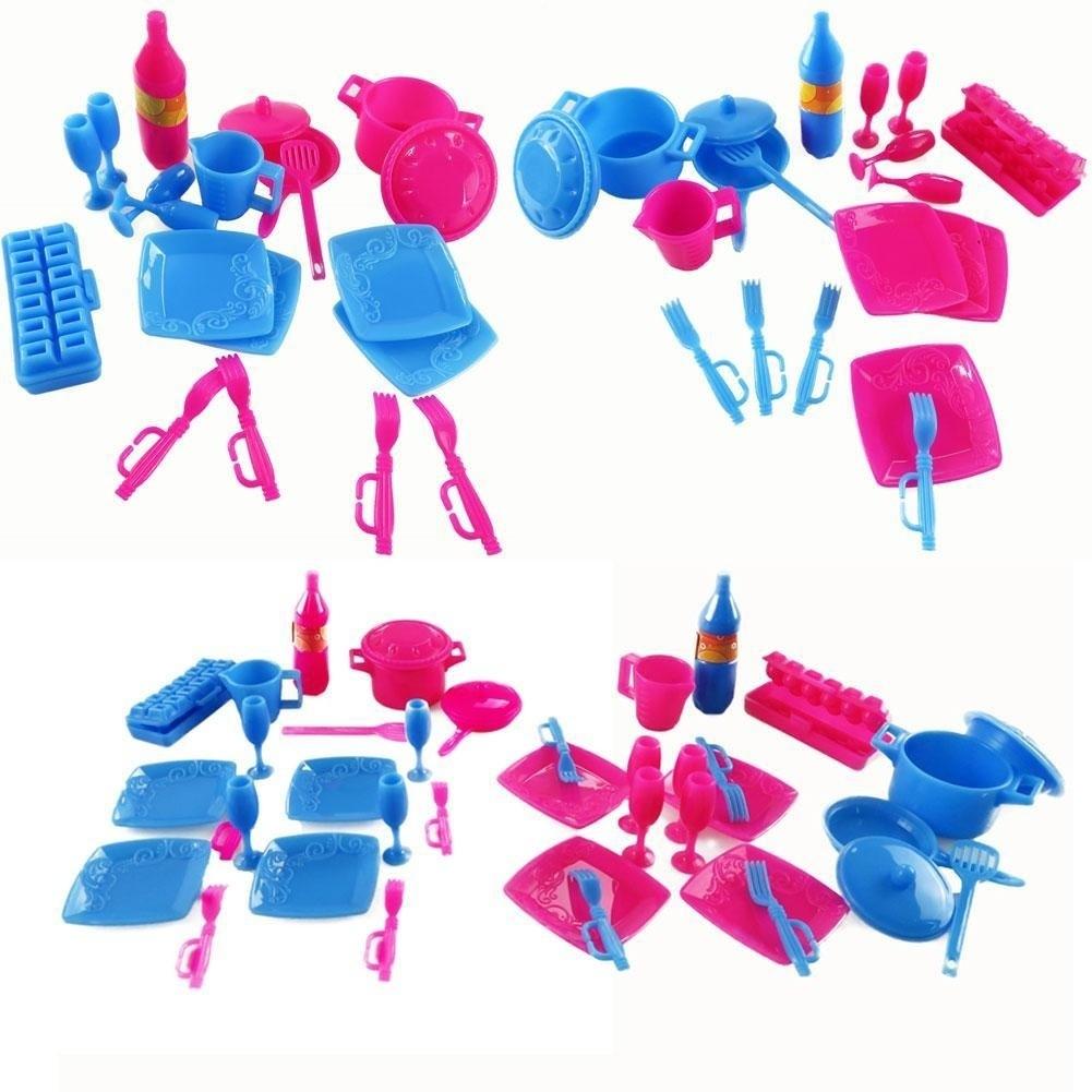 

18 шт./набор игрушек для детского игрового домика, мини-кукольный домик, кухонные столовые приборы, инструменты, подарок для ребенка