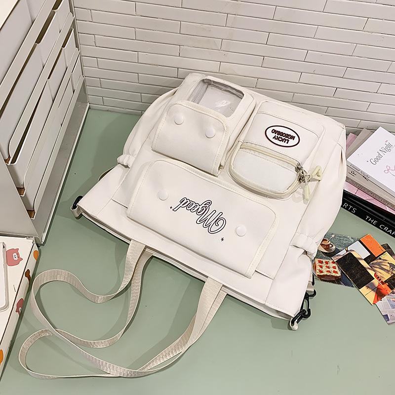 School bag high value high school student Korean ins sweet sister two-piece back