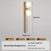 Wabi-Sabi Style Japanese Walnut Wall Lamp for Living Room, Bedroom, Hotel Entrance, or Corridor.