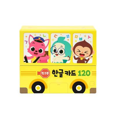 Pinkfong Hangul Card 120, Smart Study, Korean Toy Supplies
