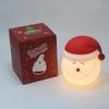 Santa Claus Silicone Night Light - Christmas Decorative Tap Light for Living Room Ambiance