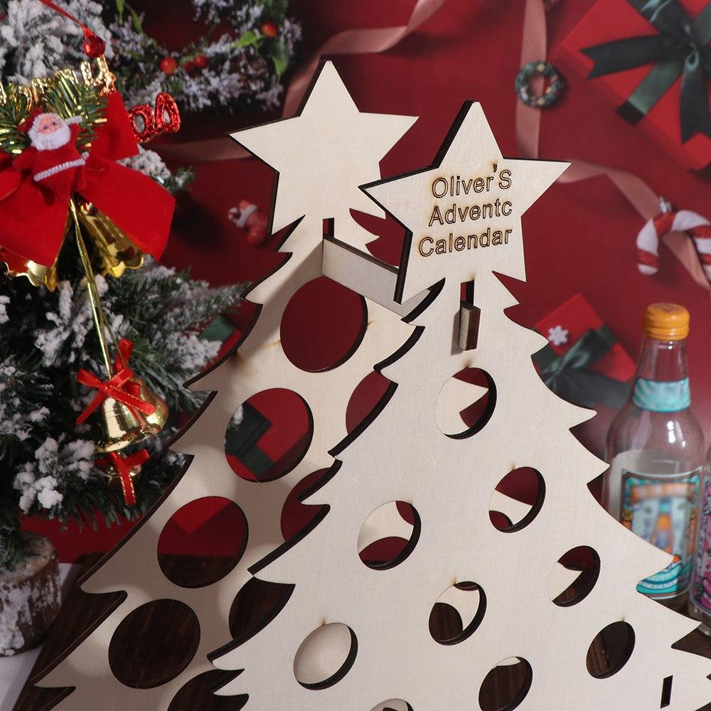 Large Capacity Christmas Wooden Wine Rack Fun Wine Storage Racks  Family Gatherings