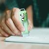 Push Pull Eraser Cartoon Panda  Sliding Retractable Pencil Erasers Cute Writing Painting Drawing Clean Tool for Kids