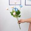 Artificial Flowers Fake Peony Silk Flowers Peony Long Stem Housewarming Garden Table Wedding DIY Party Bridal Bouquet Decor 1PCs