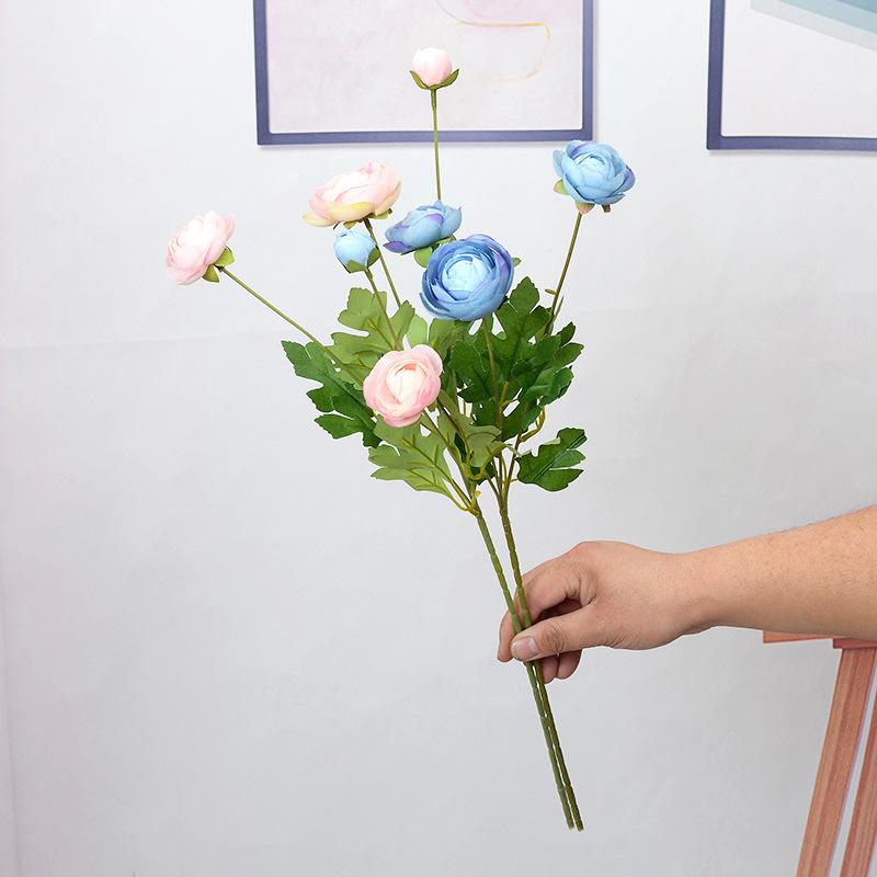 Artificial Flowers Fake Peony Silk Flowers Peony Long Stem Housewarming Garden Table Wedding DIY Party Bridal Bouquet Decor 1PCs
