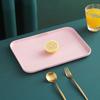 Tea Tray Living Room Cup Tea Cup Tray Household Rectangular Water Cup Tea Cup Tray Fruit Tray Nordic Plastic