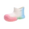 Fashion Soft-soled Water Shoes Parent-child New Waterproof Rain Boots Women's Tide Open Smile Short Tube Women's Rain Shoes