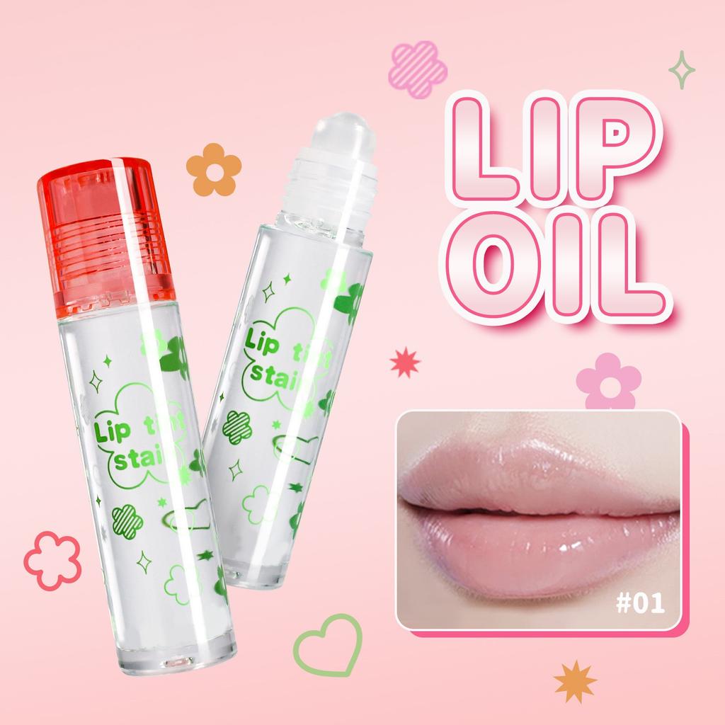 5mlLip Tint Roller Moisturizing Lipstick Water Does Not Fade And Does Not Stick To Cups Lip Glaze Lip Gloss