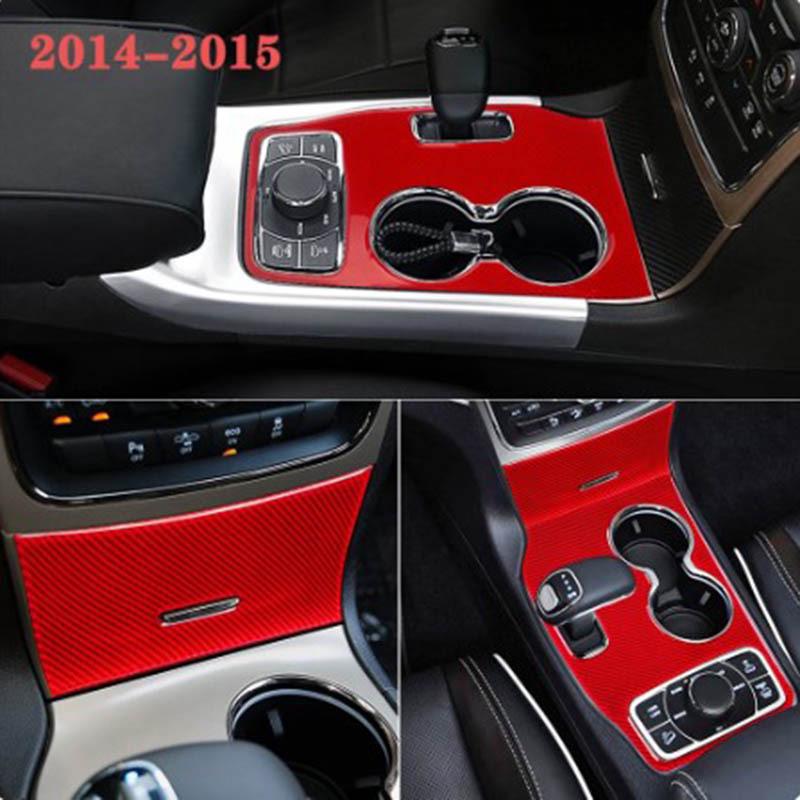 Fits 2011-2021 Jeep Grand Cherokee Front Storage Box Decorative Stickers