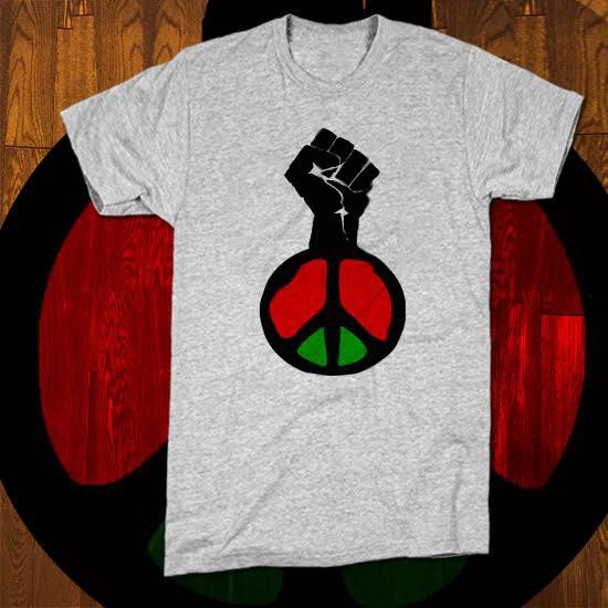 

Panther Party T-Shirt Civil Rights Activist Fist Of Peace Melanin Strong M