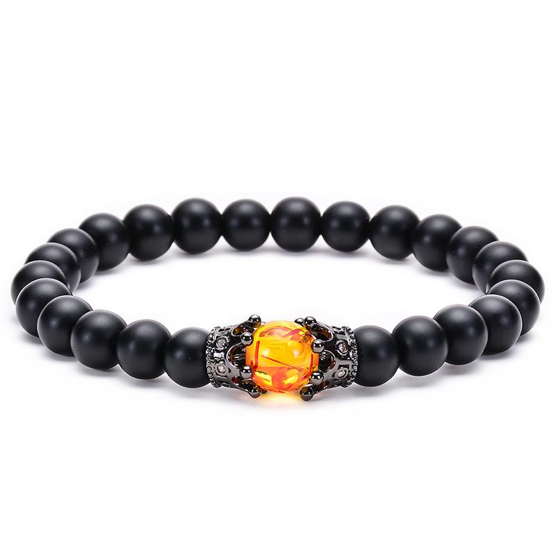 

JYL TS Bracelet Couple s Natural Beaded Wholesale Enhances Affection & Luck frosted alizarin темно-червоний колір