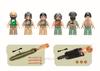 Sluban 557Pcs Hunting And Annihilating Raid Tank Construction Blocks Military Counter-Aircraft Rocket Educational Toys For Kids