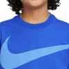 T-Shirt Large Logo Print Round Neck Short Sleeve Kids Tops Game-Royal DO1807-480