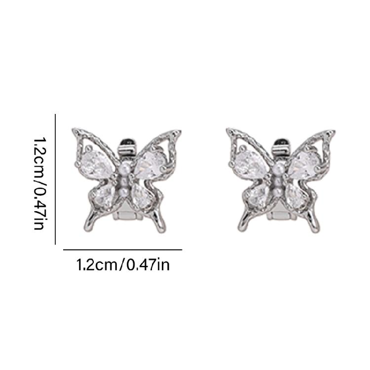 Pearls Butterfly Earphone Decoration Quick Attachment Electroplated Coppers Material Comfortable All Day Wear
