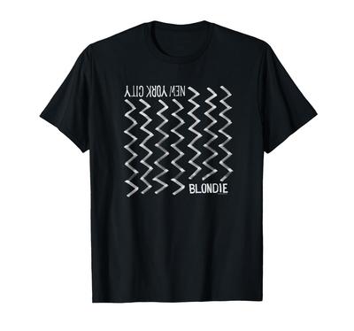 Blondie New York City Zickzackmuster Vintage Band T-Shirt