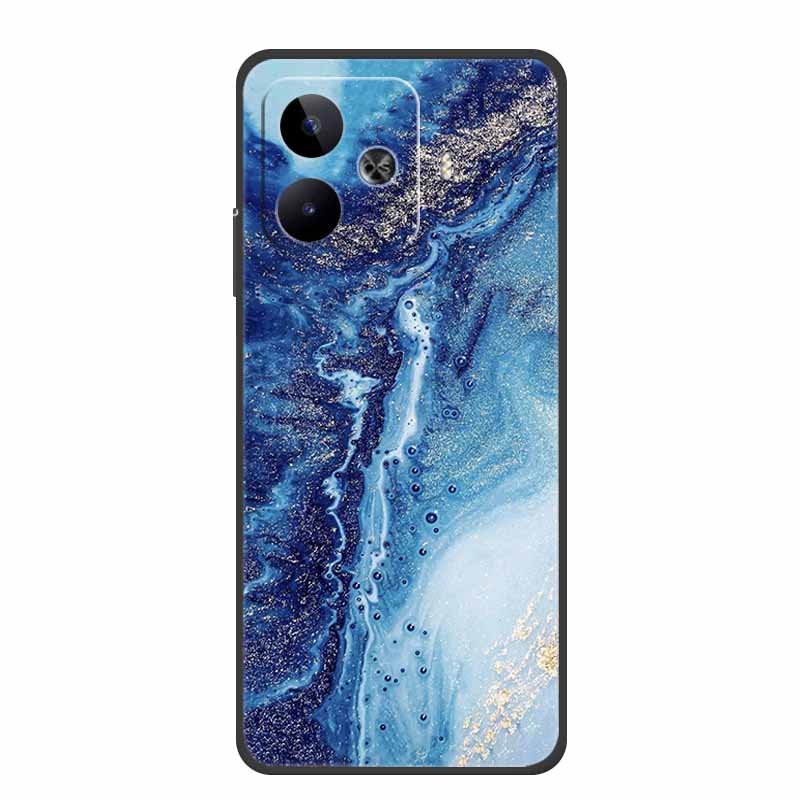 Case For Vivo iQOO Z9 Turbo Marble TPU Soft Silicone Back Cover For iQOOZ9 Turbo V2352A Phone Cases Shockproof Mica Painted Capa