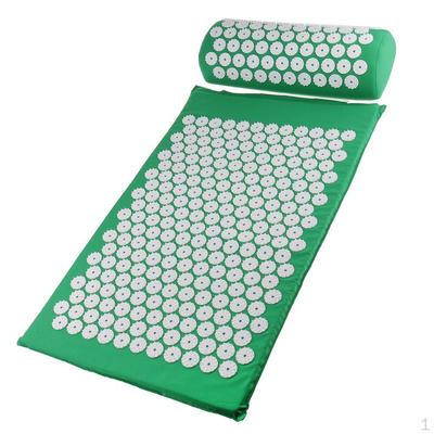 Acupressure Mat Pillow Set Back Neck Head Muscle