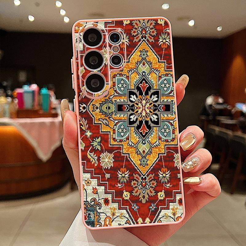 

Vintage Totem Pattern Magnetic Phone Case For Samsung Galaxy S26 S25 S24 Ultra S25 S23 FE A57 A56 A37 A17 A55 A26 A36 A35 Cover Galaxy A34