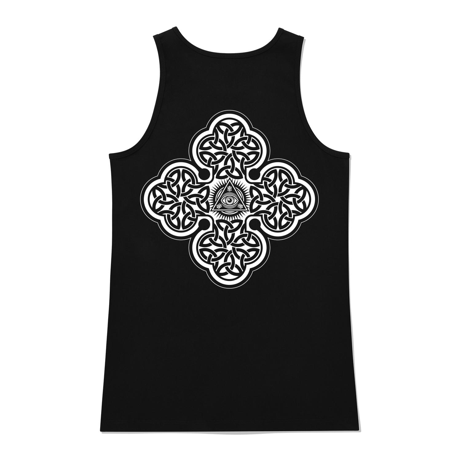 Khan 6312 Ksb0121 Celtic Horus Long Sleeveless - Black Black/L
