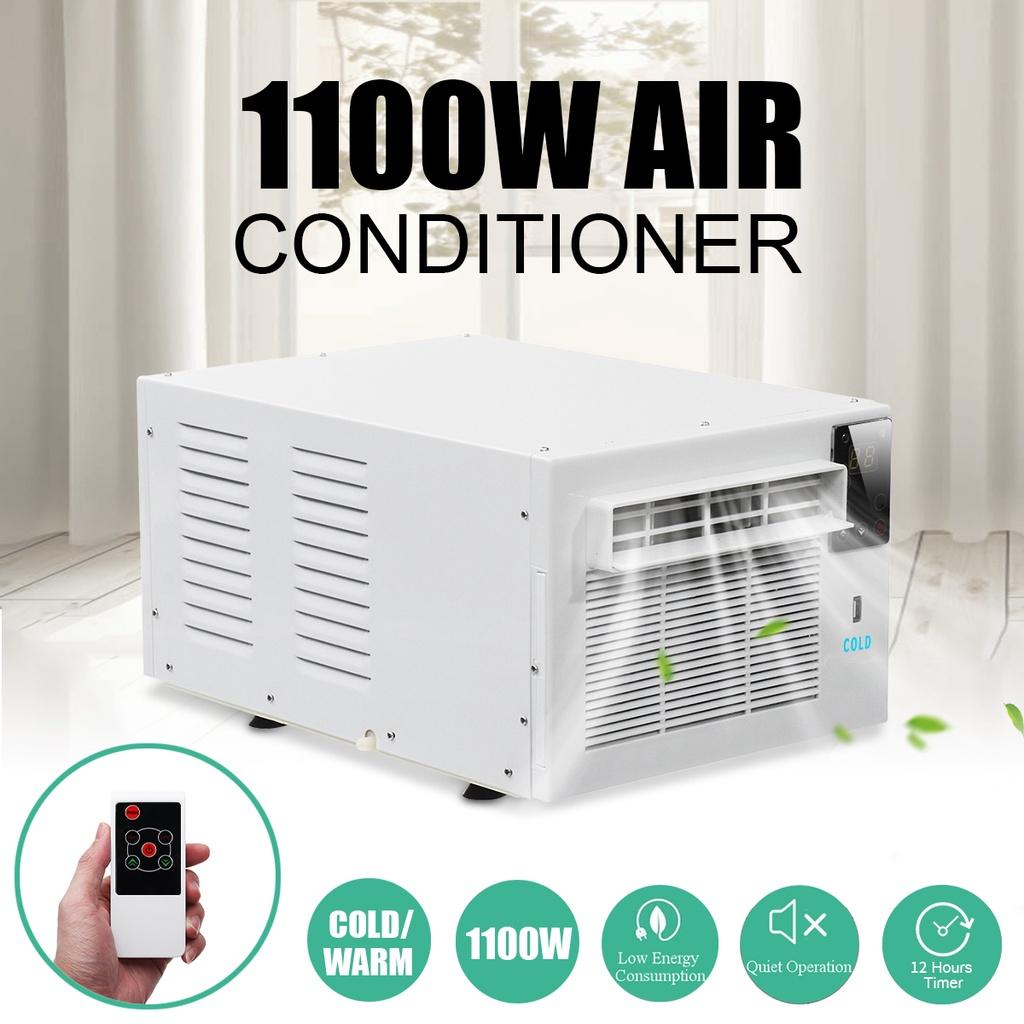 330W 1100W Mini Air Conditioner Portable Small Desktop Air Cooler Cold And Warm Air Conditioning Fan LED Control Panel With Remote Control