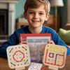 Interaction Montessori Wooden Rope Board Thinking Training Graphical Educational Toys  Social Games