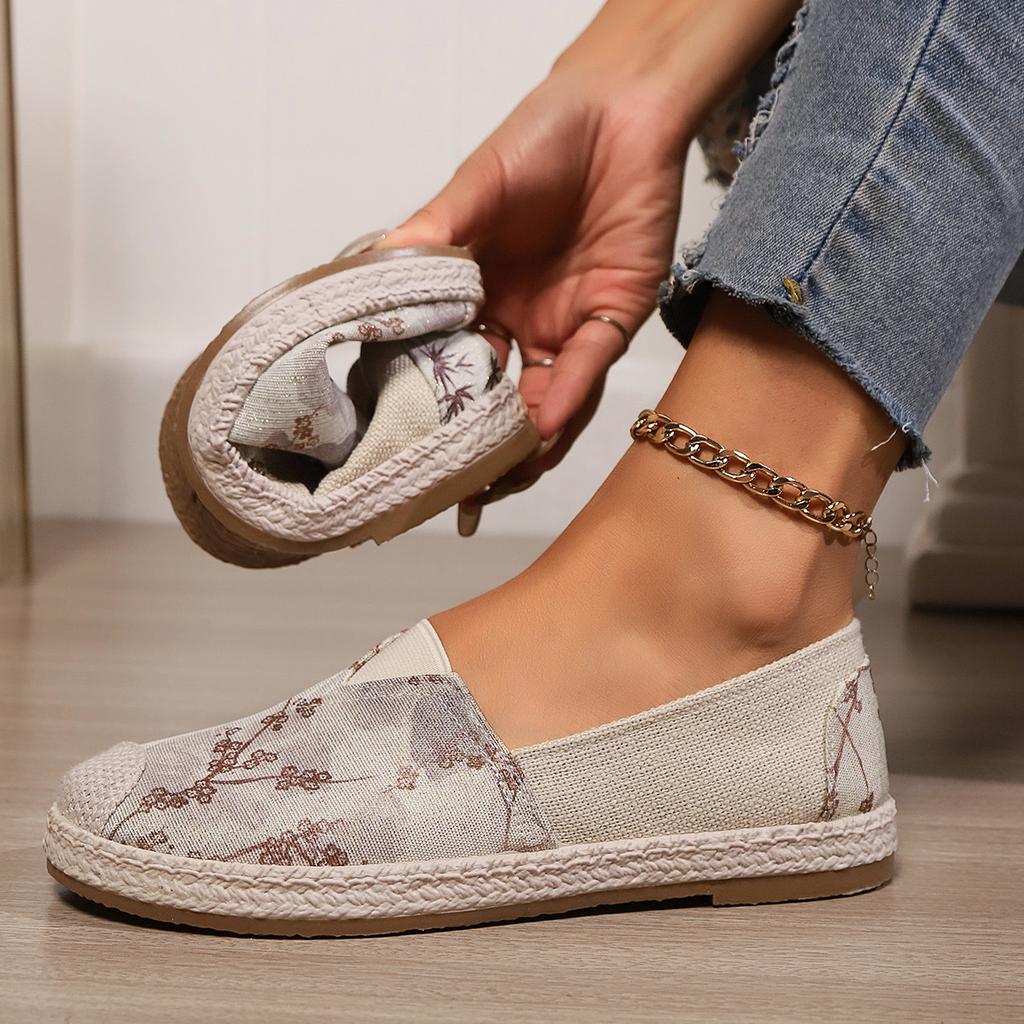 2025 buty damskie casualowe buty płócienne buty pojedyncze buty płócienne oddychające wygodne miękka podeszwa jeden pedał