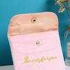 Korean Style Embroidered Velvet Mini Bag for Lipstick and Sanitary Napkin Storage